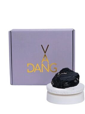 VANDANG Black Tourmaline +Pedestal The Crystal Meditation Set